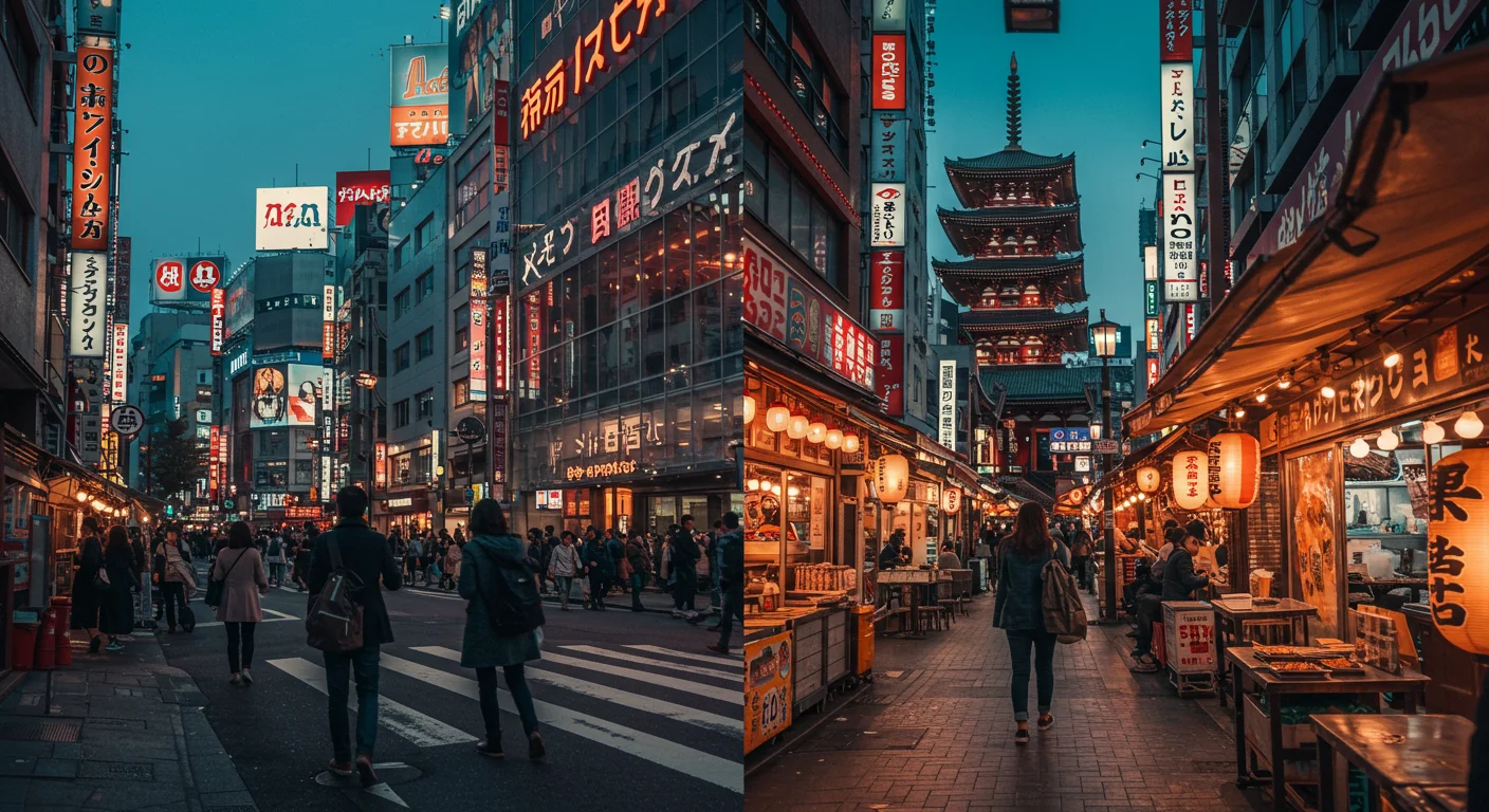 Explorer les quartiers de Tokyo : De Shibuya à Asakusa en 2025