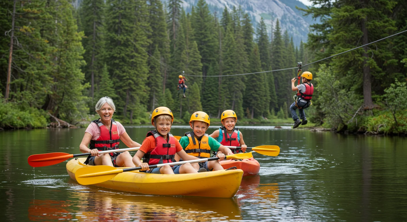 Activités d'aventure familiales dans le monde entier : Plaisir pour tous les âges