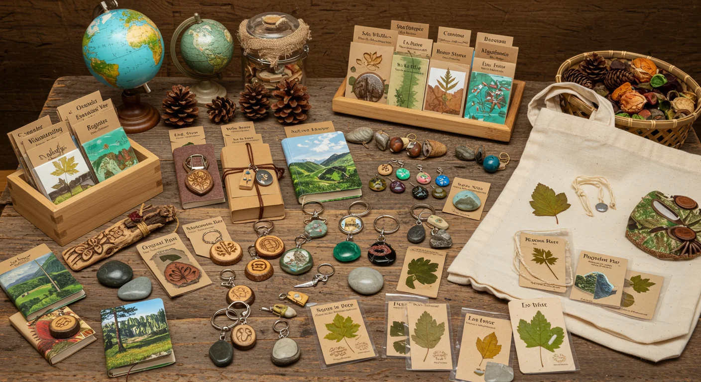 Souvenirs durables des merveilles naturelles : des souvenirs éco-responsables