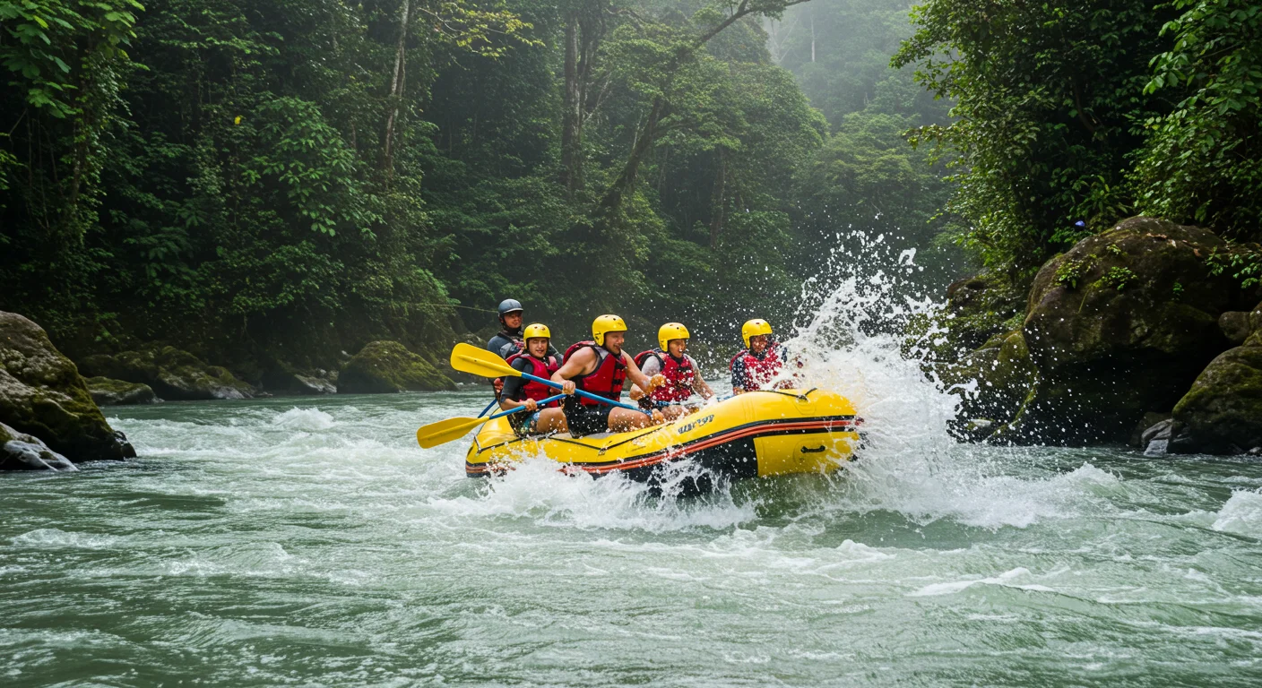 Rafting en eaux vives au Costa Rica : Meilleures rivières et circuits pour des aventures palpitantes